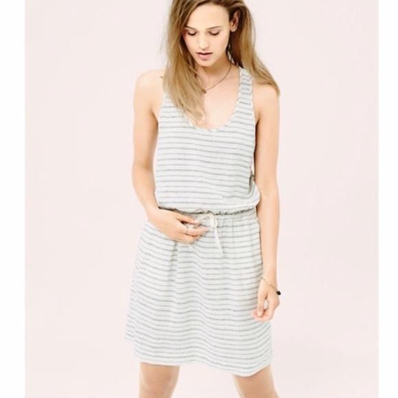 🆕️ J Crew Jersey Dress with Adjustable Waist Tie-strings. 100% Rayon. NWT - Picture 10 of 11